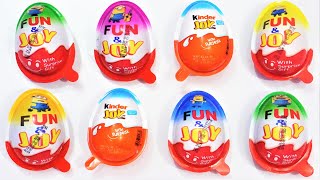 NEW! 500 GLITTER KINDER JOY Toys Opening - A lot of surprise eggs chocolate ASMR