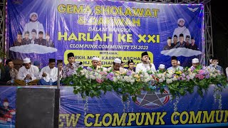 Gema SHOLAWAT Bersama RKH KARROR ASCHAL || Shollu Community  Live di CLOMPUNK COMMUNITY Langpanggang