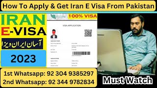 How To Get Iran E Tourist/Visit Visa On Pakistan Passport | Iran Visa From Pakistan