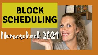 *NEW* Homeschool Schedule || Block Schedule 2021-2022