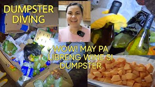 PINAYTEXAN/DUMPSTER DIVING/WOW! MAY LIBRENG WINE SA DUMPSTER