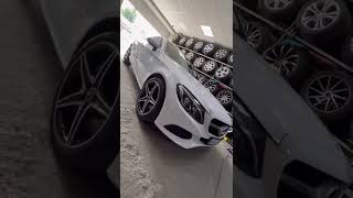 Mercedes C class 17’’ оригинал заменили на 18’’ реплику