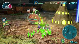 Pikmin 4 Sun Speckled Terrace Rugged Scaffold Gameplay Switch