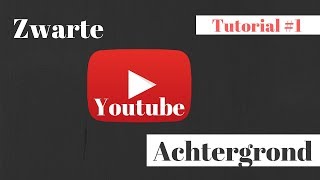 Hoe krijg je een zwarte youtube achtergrond (donker thema) - Tutorial #1