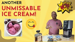 Ninja Creami Deluxe Amaretto & Cherry Ice Cream recipe - Incredible!