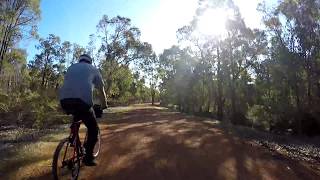 Railway heritage trail bike ride Pakerville to Swan View