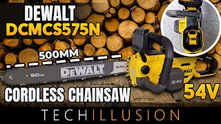 🔥THE MOST POWERFUL 4HP cordless chainsaw from DEWALT!😱 - DeWalt DCMCS575N - Review & Test