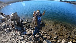 Cachuma Lake California..fishing trout and catfish