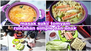 masak suki/tomyam ala rumahan simple dan enak