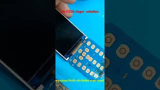 jio F220 Ringer problem jumper  solution