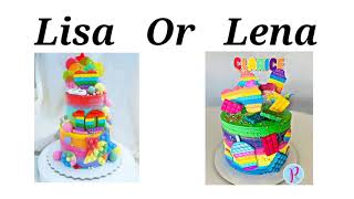 Choose your gift Lisa Or Lena #13 (Cake pop it Edition) | Fidgets