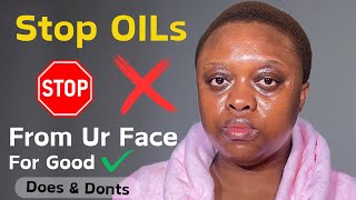 How To STOP 🛑 OILY Skin FROM Producing Even More Oils