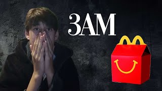 DONT ORDER THE AMOUNGUS HAPPY MEAL AT 3AM | 100 SUBS SPECIAL!