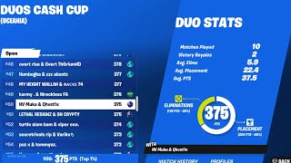 How We Qualified To The Duo Cash Cup Finals On Console + FINALS HIGHLIGHTS! ($200)