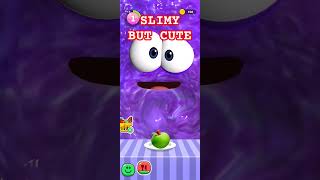 PAMPERING MY SLIMY PURPLE FRIEND #entertainment #game #play #fun #slime #trending #shorts