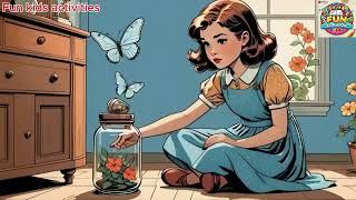 girl who likes butterflies  | Kids Stories | Fun for kids