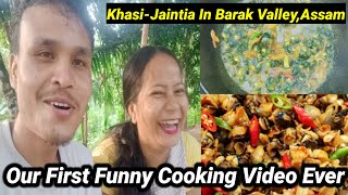 Ka sien ba nyngkong ngi shna video Shet jingshet 🤤 || Our First Cooking Video 🤤 || Anishan Vlogs