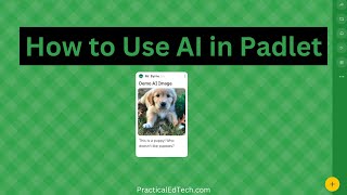 How to Use AI to Draw in Padlet