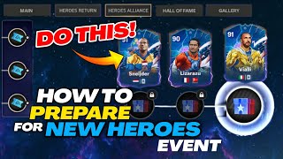 HOW TO PREPARE FOR THE NEW HEROES EVENT IN FC MOBILE 24! DO THIS!