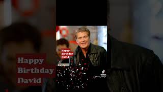 Happy Birthday @davidhasselhoff !