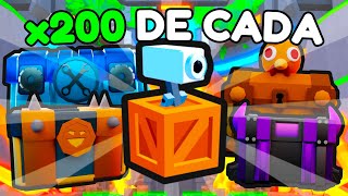 ¡Abrimos 200 COFRES de CADA TIPO en Toilet Tower Defense! (Roblox)