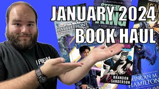 13 Books from Sanderson, Tolkien, Rothfuss, & More - January 2024 Book Haul