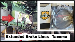 YotaMafia Extended Rear Brake Lines - Toyota Tacoma