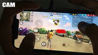 1 vs 4 99% headshot Iphone 11 Free Fire Gameplay⚙️Settings Free Fire max HUD+DPI 3 finger handcam