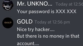 When you are not scared of a hacker...😎