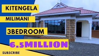 Affordable 3BEDROOM Bungalow in Milimani Kitengela | FORSALE AT 6.5MILLION