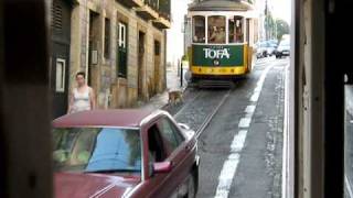 Tramwaj na linii 28 w Lizbonie (część 2) - Tram no. 28 in Lisbon (part 2)