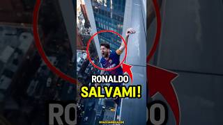 Cristiano Ronaldo ha salvato Leo Messi ❤️#ronaldo #editcalcio #calcio #shortsvideo