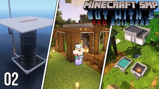 Minecraft Pro Builder SMP | Episode 2 | Netherite Tools and Huge Farms! [Survival Multiplayer 1.16]