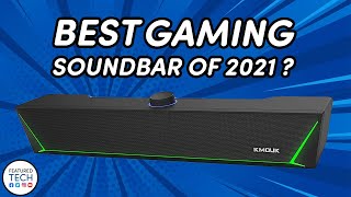 Kmouk PC Bluetooth Soundbar Unboxing + Review | Best Budget Gaming Soundbar? | Featured Tech (2021)