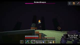 I Fight Ender Dragon In Minecraft Java Edition 1.12.2