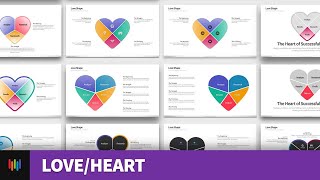 Love Shape PowerPoint Templates