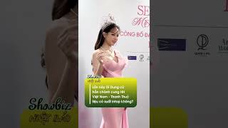 Hoa hậu Việt Nam THANH THỦY đại diện Việt Nam thi Miss International