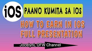 PAANO KUMITA SA IOS?? FULL PRESENTATION