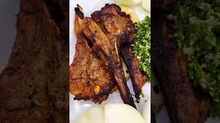 Arabic food: Chicken kabsa with spare ribs, bamia okra, gerger salad and eggplant. Let’s eat!