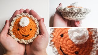 Pumpkin Pie Amigurumi - Crochet Tutorial (Thanksgiving Crochet Ideas)