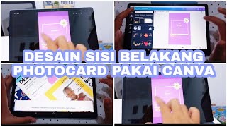 CARA MEMBUAT DESAIN SISI BELAKANG PHOTOCARD DI CANVA