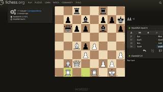 Can I Win Against Level 2 Stockfish Bot? #chess #chessgame #bot #lichess