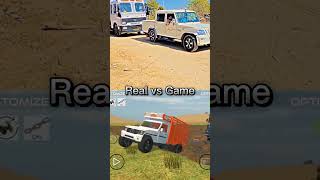 Real vs game Indian vehicle 3d bolero pickup pulling truck #ashortaday#indiancarsimulator2022#shorts