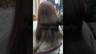 #قبل و بعد کراتین  #hairstyle #beauty