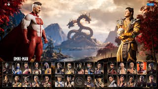 Mortal Kombat 1 New Character Select Screen and Omni-Man Intro