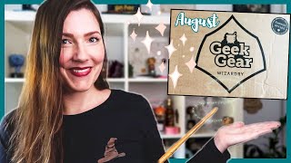 HARRY POTTER: Unboxing GEEK GEAR WIZARDRY Box (August '20)