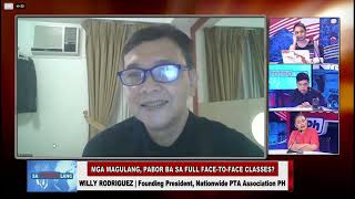 National PTA Philippines  Willy Rodriguez Pushing for the Return of Face to Face Classes