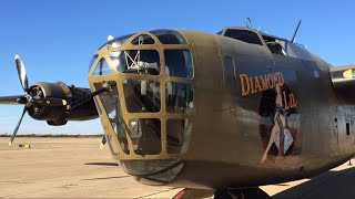 10 Military US WW2 Airplanes Big Engines Start Up and Review