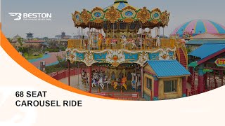 Double decker carousel ride display #bestonrides #doubledekcercarousel