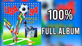 Panini Full Sticker Album FIFA World Cup USA 1994 100% - COMPLETE, LLENO, COMPLETO, ЗАПОЛНЕННЫЙ